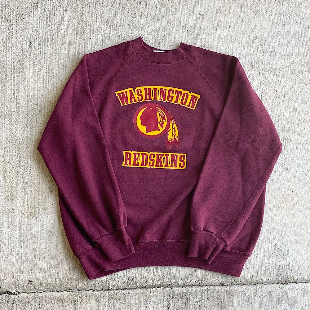 Vintage 80s Maroon Redskins Sweatshirt/Crewneck
